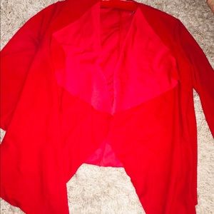 Red lightweight blazer